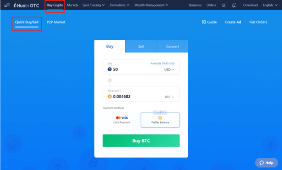 How to Open Account and Deposit at Huobi